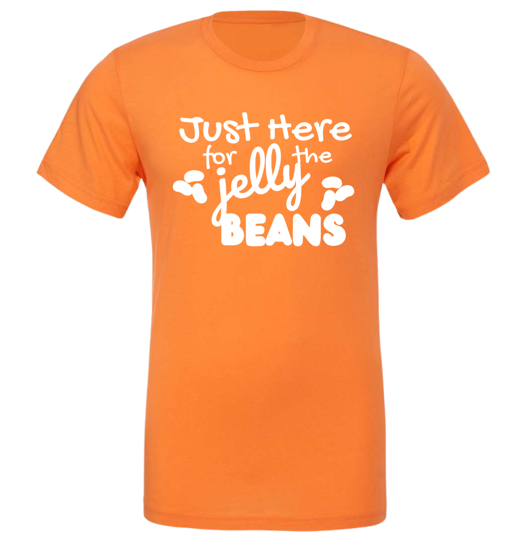 Just Here For the Jelly Beans T-shirt Dressing Festive orange