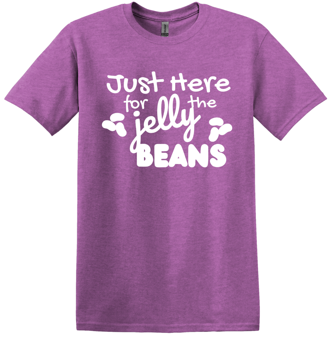 Just Here For the Jelly Beans T-shirt Dressing Festive purple