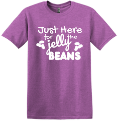 Just Here For the Jelly Beans T-shirt Dressing Festive purple