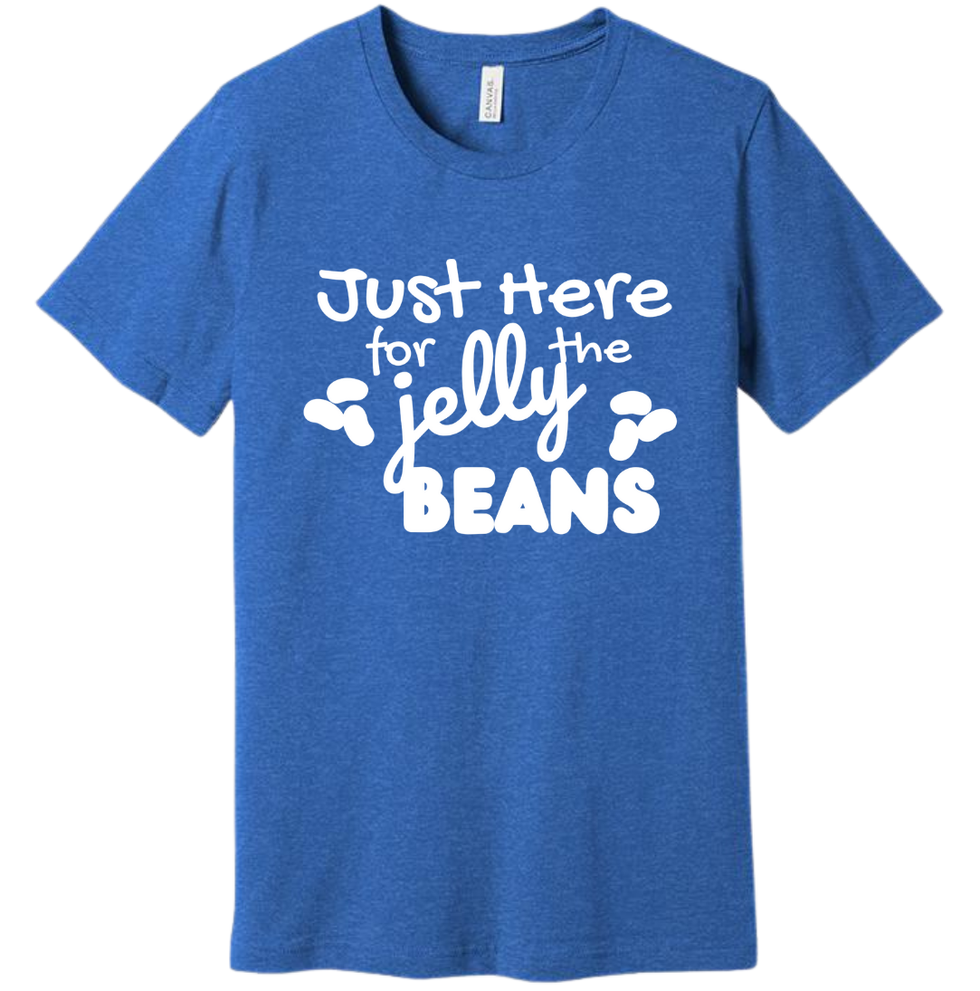 Just Here For the Jelly Beans T-shirt Dressing Festive blue