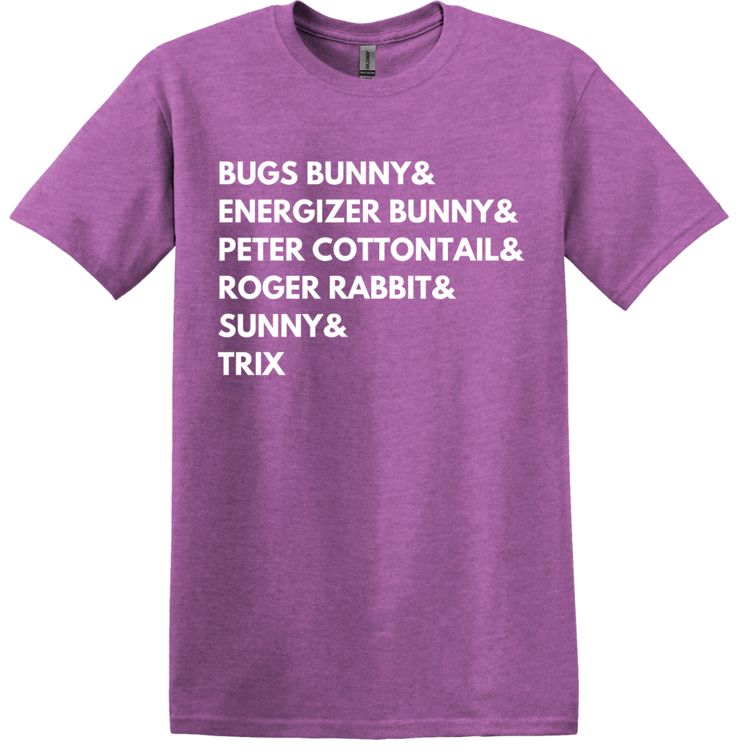 Famous Bunnies Dressing Festive T-shirt purple