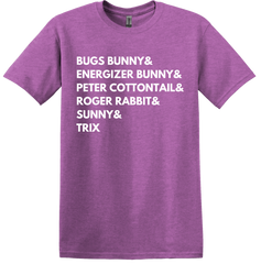 Famous Bunnies Dressing Festive T-shirt purple