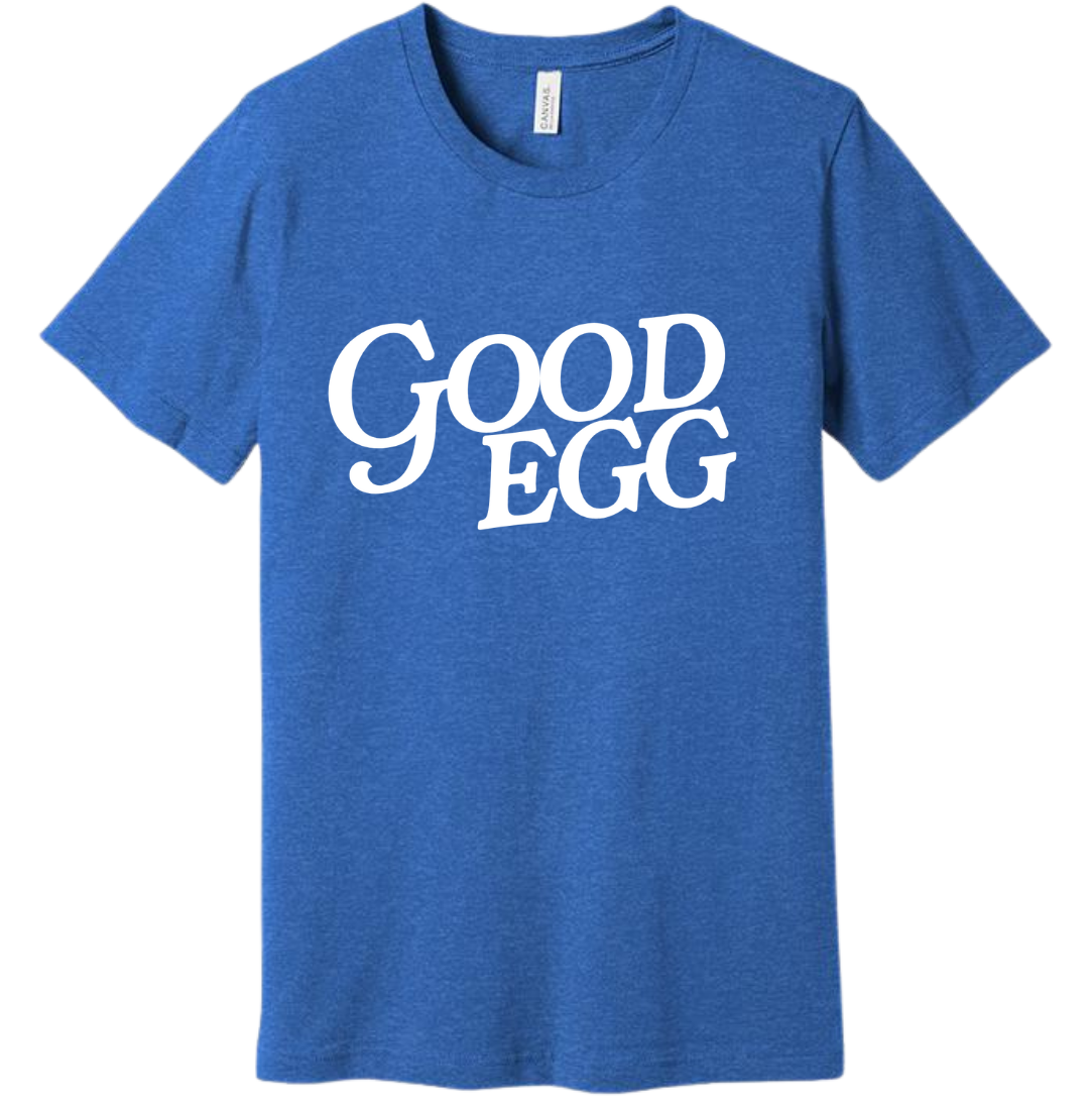 Good Egg Dressing Festive T-shirt blue