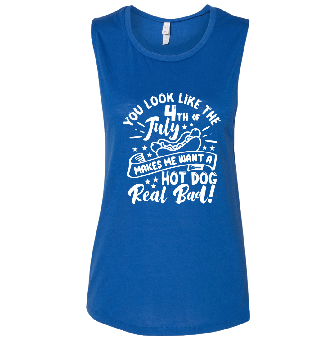 Makes Me Want a Hot Dog Real Bad White Version