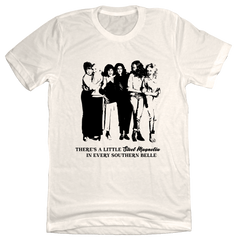 Steel Magnolias Southern Cast T-shirt Dressing Festive natural white