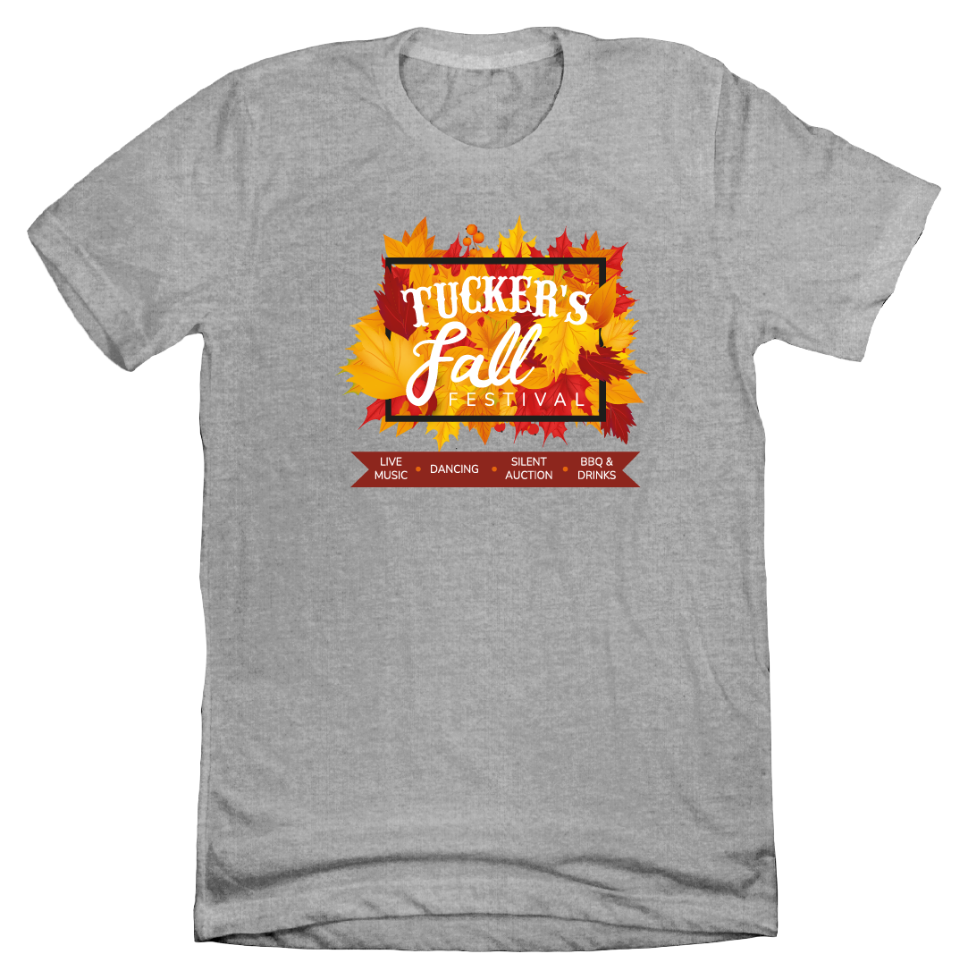 Tucker's Fall Festival Dressing Festive T-shirt grey