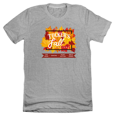 Tucker's Fall Festival Dressing Festive T-shirt grey
