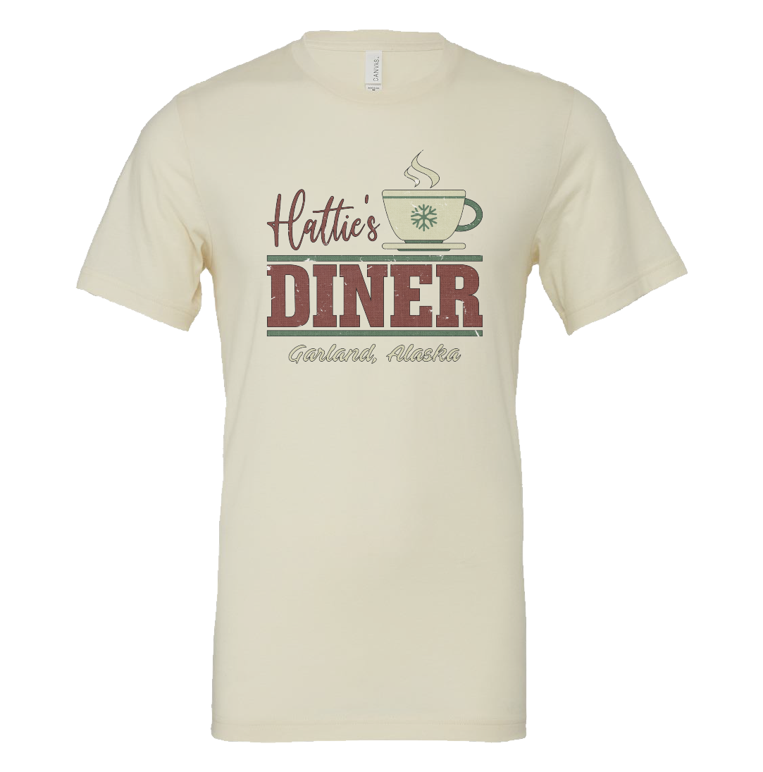 Hattie's Diner Dressing Festive T-shirt Natural