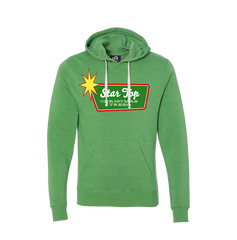 Star Top Christmas Trees Fleece Dressing Festive green hoodie