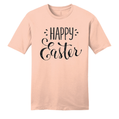 Happy Easter Cursive Dressing Festive pink T-shirt