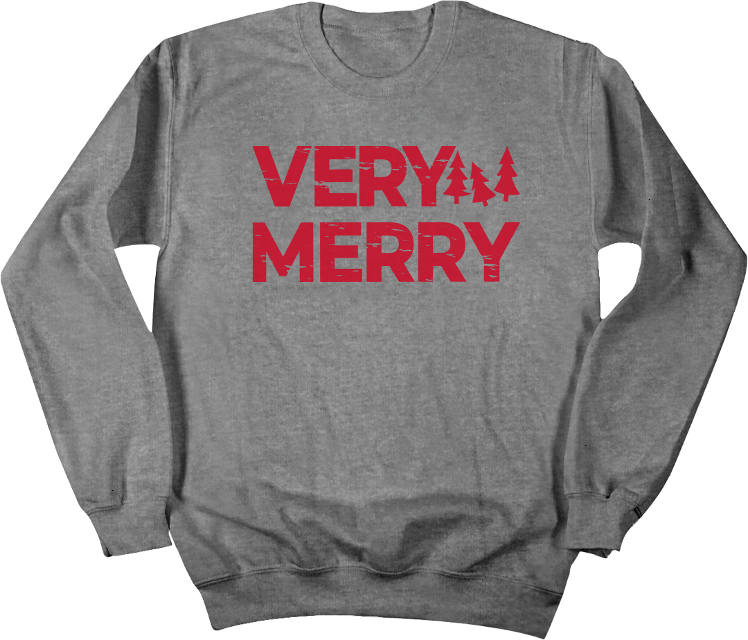 Very Merry T-shirt Red Ink