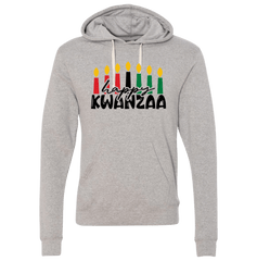 Happy Kwanza Dressing Festive grey hoodie