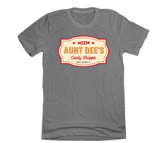 Aunt Dee's Candy Shoppe Dressing Festive grey T-shirt