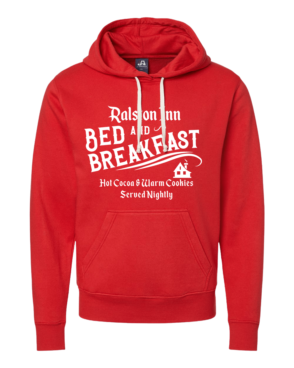 Ralston Inn Bed & Breakfast Dressing Festive red hoodie