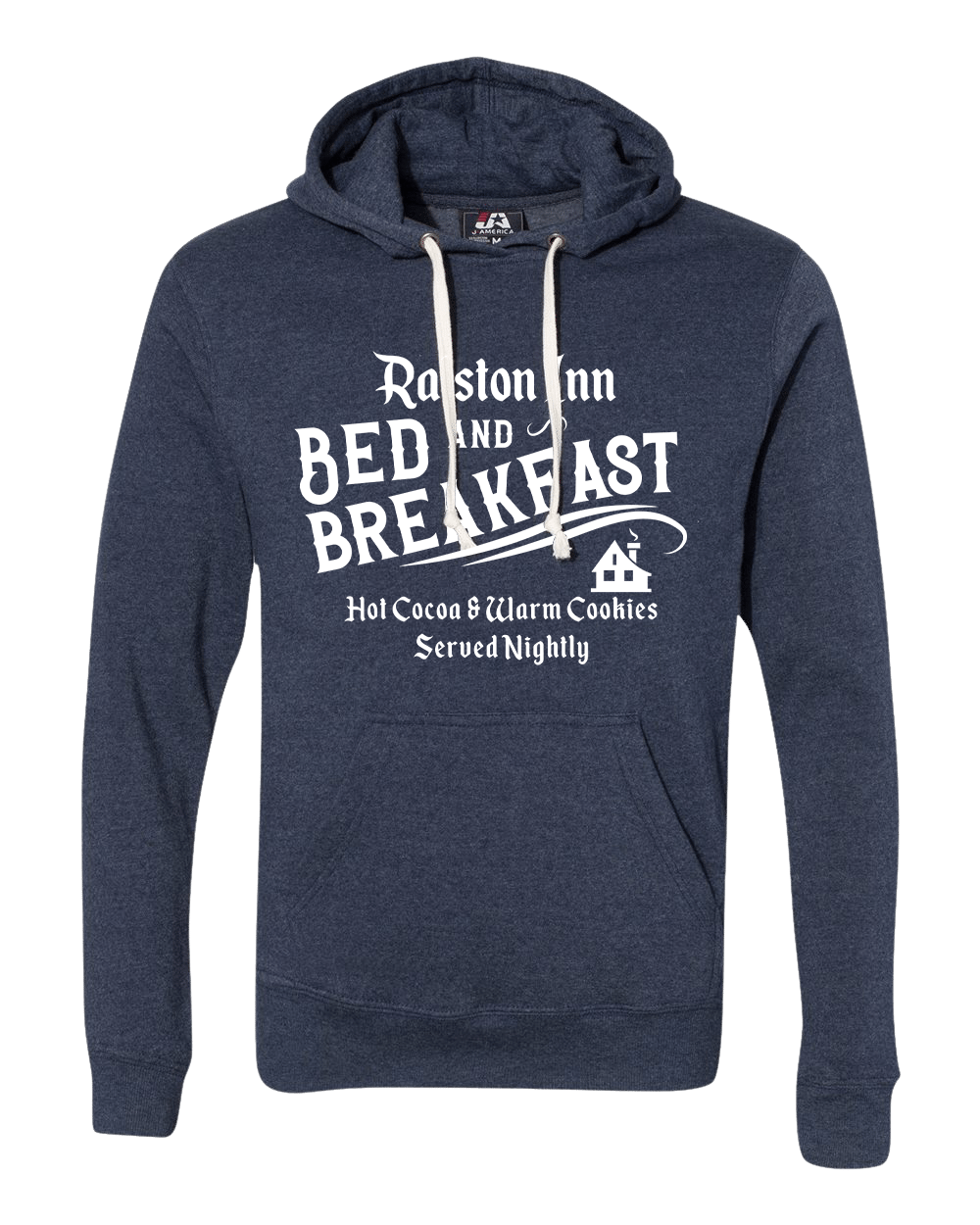 Ralston Inn Bed & Breakfast Dressing Festive navy hoodie