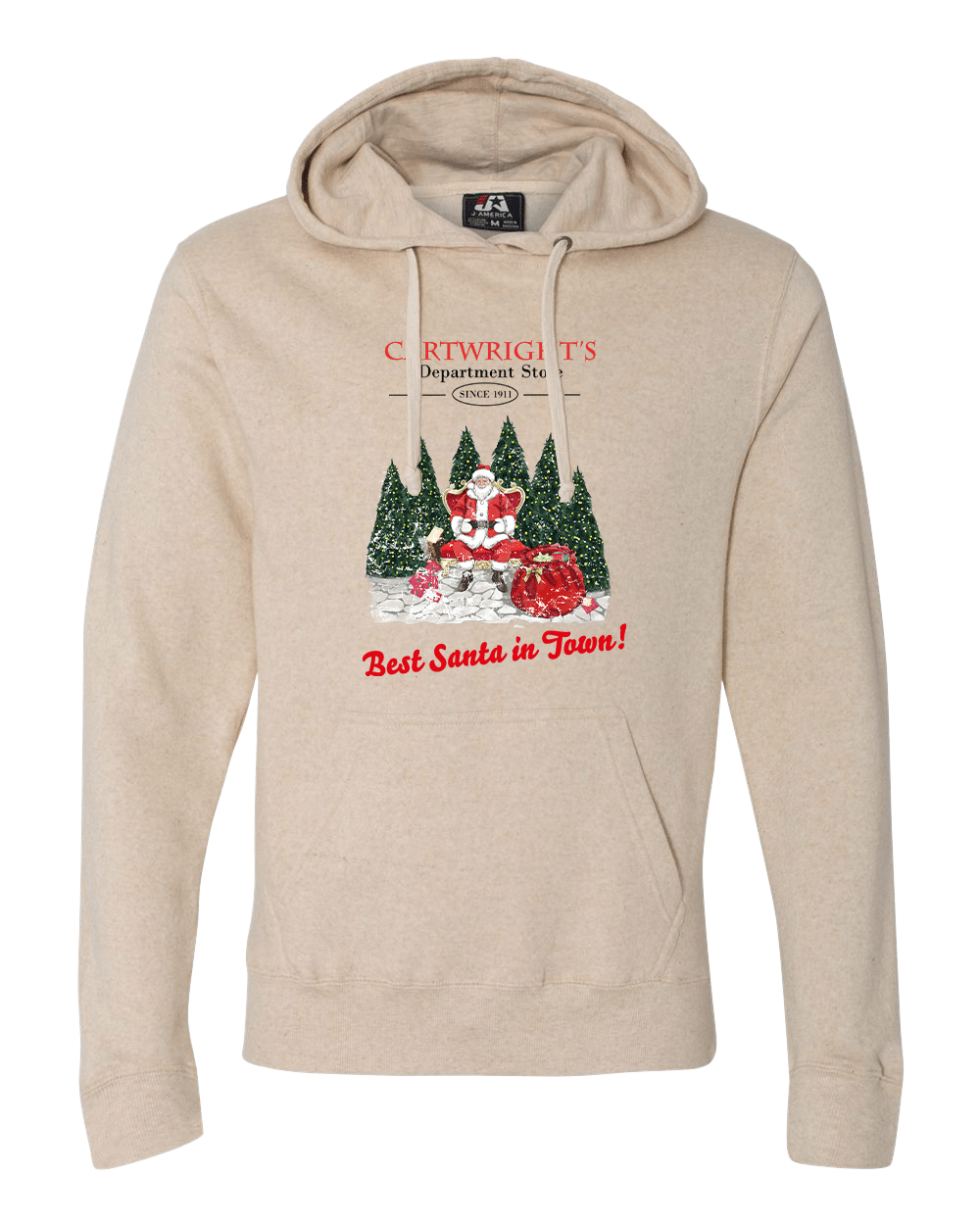 Christmas at Cartwright's Dressing Festive oatmeal hoodie
