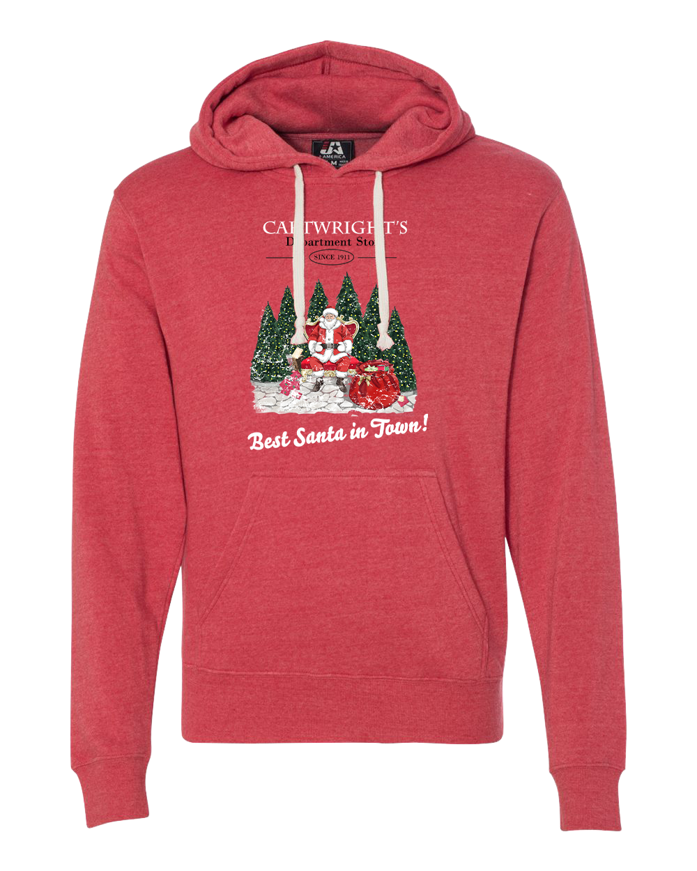 Christmas at Cartwright's Dressing Festive Red Hoodie