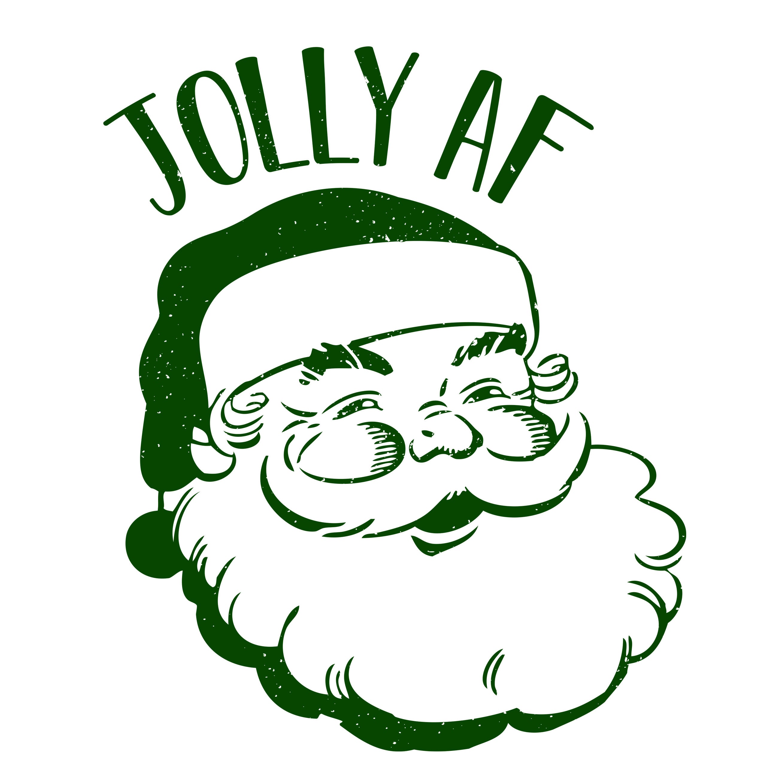 Jolly AF Ugly Christmas Sweatshirt