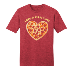 Love at First Slice red T-shirt Dressing Festive