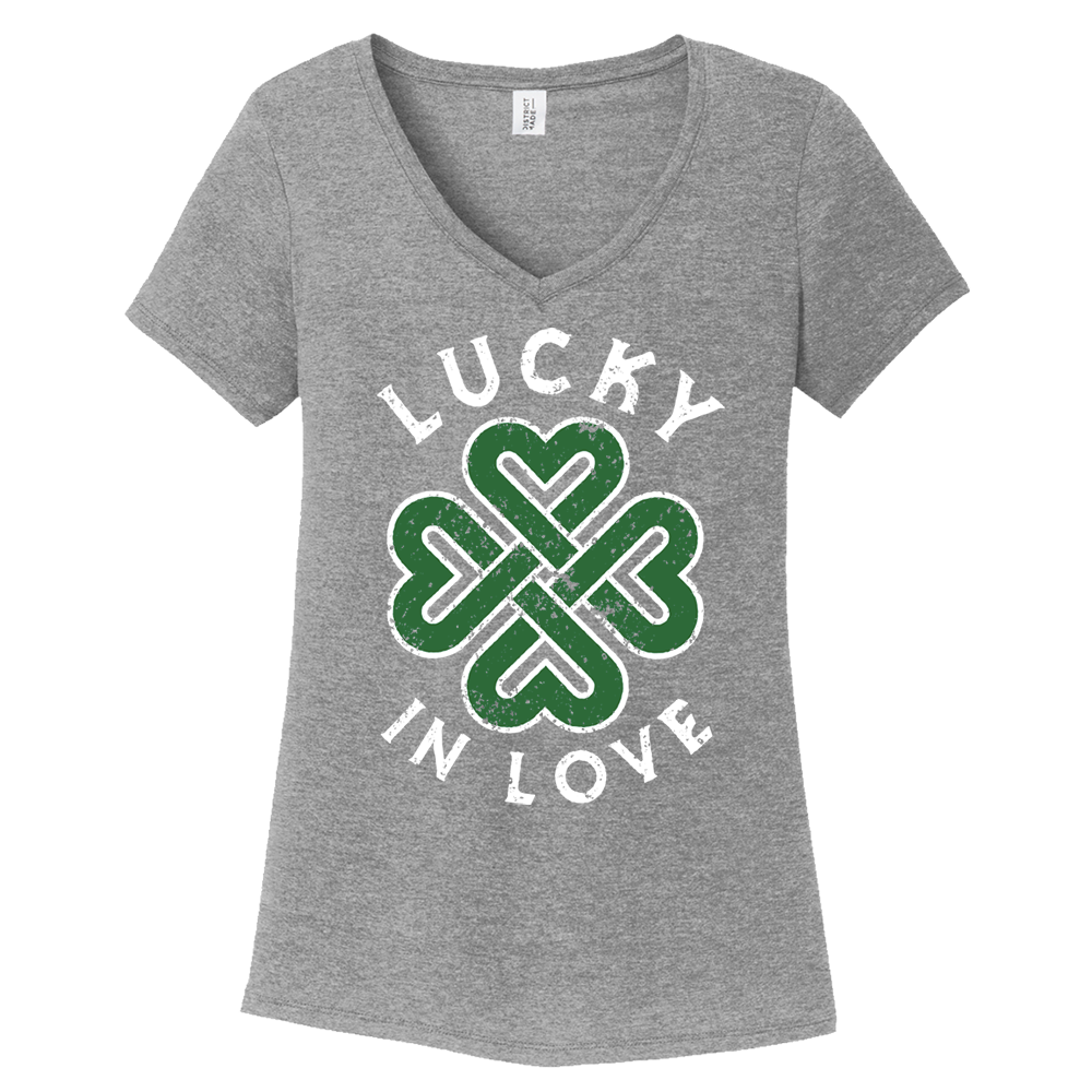 Lucky in Love Women's V-neck