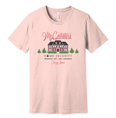 McCallister's Home Security Pink T-shirt Dressing Festive