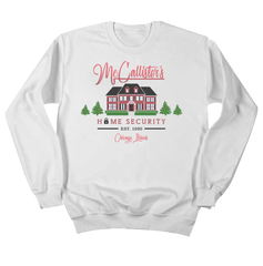 McCallister's Home Security Crewneck white Dressing Festive