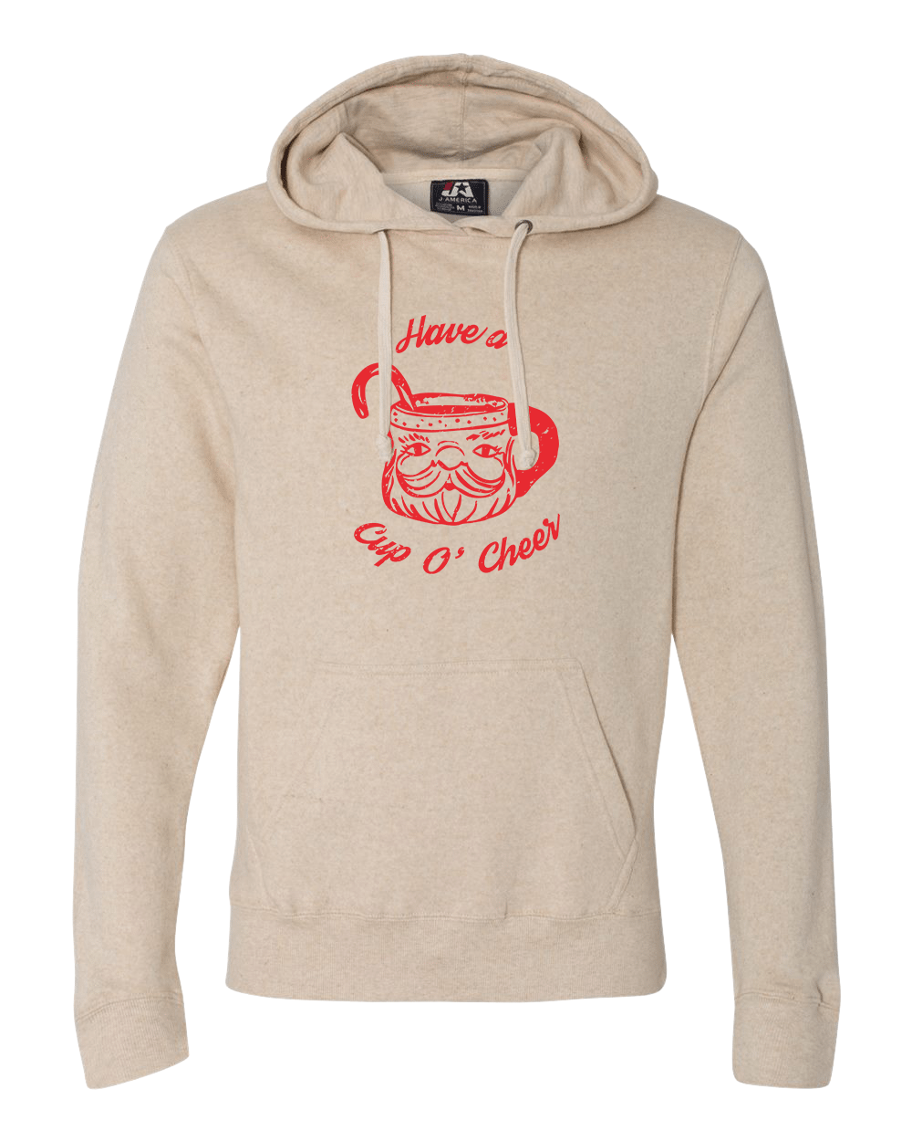 Have a Cup of Cheer Dressing Festive Oatmeal Hoodie