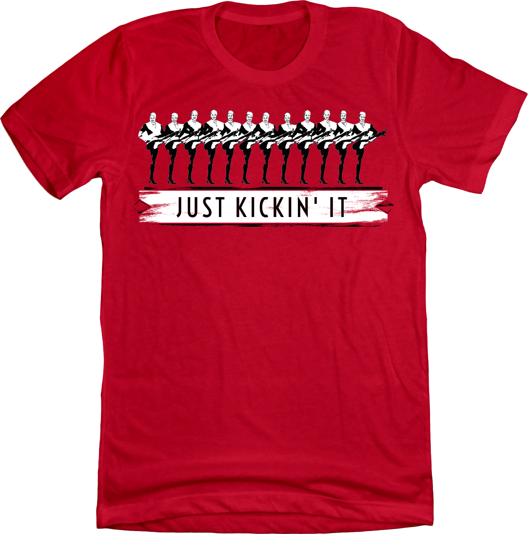 Just Kickin' It Dressing Festive Red T-shirt
