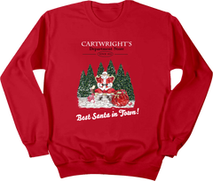 Christmas at Cartwright's Dressing Festive  Red rewneck