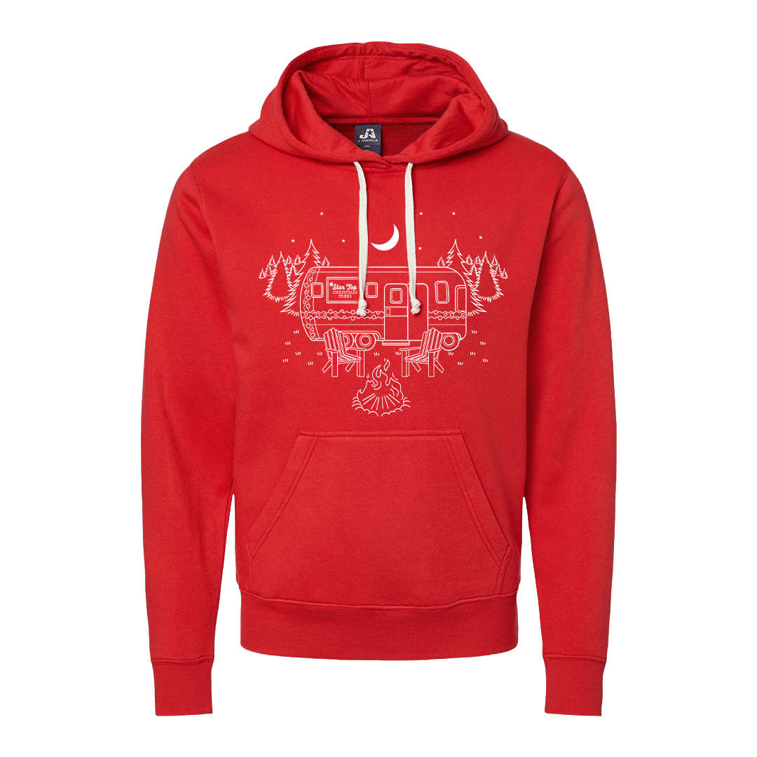 Christmas Under The Stars Dressing Festive Red hoodie