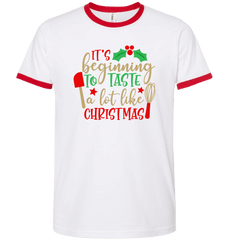 Tastes Like Christmas Ringer T-shirt Dressing Festive