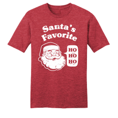 Vintage Santa's Favorites Dressing Festive red T-shirt