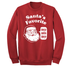 Vintage Santa's Favorites Dressing Festive red crewneck