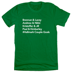 Couple Goals Dressing Festive T-shirt green