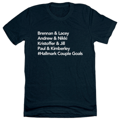 Couple Goals Dressing Festive T-shirt heather navy