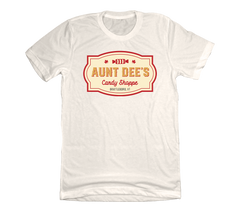 Aunt Dee's Candy Shoppe Dressing Festive Natural White T-shirt