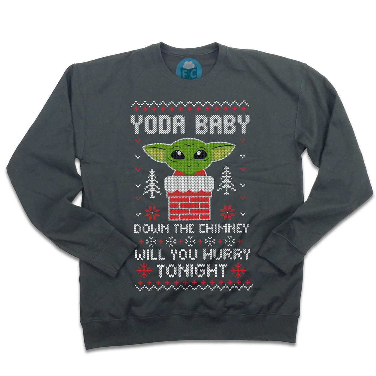 Yoda Baby Ugly Christmas Sweatshirt